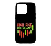 High Risk High Reward - Trading Motivation Chart Trader Case for iPhone 15 Pro Max
