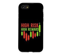 High Risk High Reward - Trading Motivation Chart Trader Case for iPhone SE (2020) / 7/8