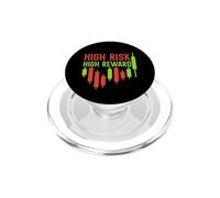High Risk High Reward - Trading Motivation Chart Trader PopSockets PopGrip for MagSafe