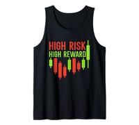 High Risk High Reward - Trading Motivation Chart Trader Tank Top