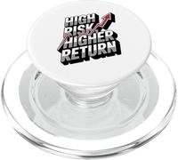 High Risk Higher Return Financial Success PopSockets PopGrip for MagSafe