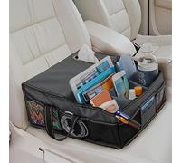 High Road SeatStash Car Front Seat Organizer for Driver and Office Storage with Tissue Holder and Divided Multipurpose Compartments