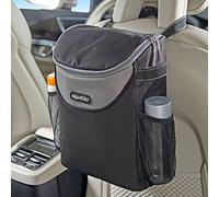 High Road SnackStash Soft Car Cooler Bag for Cold and Hot Food Transport - Insulated Backseat Cooler Bag for Car, SUV, Truck or Van with Storage Pocket and Bottle Holders