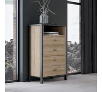 High Rock Chest - 4 Drawer - Oak