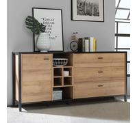 High Rock Sideboard - 1 Door - 3 Drawer - Extra Large - Oak