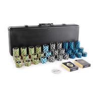 High Roller Tournament Poker Chipset - 14g 500 Piece Numbered Poker Chips - Low Denominations