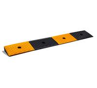 High Rubber Threshold Ramp 1.5" Black & Yellow for Vehicles Wheelchairs & More