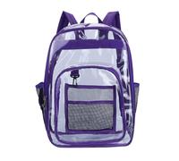 High School Backpack School Bags School Rucksack Bag for Teenage Boys Girls School College Teen Big Transparent Backpack for School Backpacks Women Teen Girls Plain Teenager Back to School Bag Viola