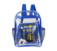 High School Backpack School Bags School Rucksack Bag for Teenage Boys Girls School College Teen Big Transparent Backpack for School Backpacks Women Teen Girls Plain Teenager Back to School Bag Blu