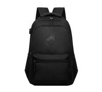 High School Backpack School Bags School Rucksack Bag for Teenage Boys Secondary College Teen Big Laptop Backpack for School Backpacks Men Plain Teenager Back to School Bag Laptop Rucksack Mens Nero