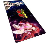 High School DxD Extended Gaming Mouse Pad (35.4x15.7 in),Rias Gremory Anime Mousepad,Easy Typing Pain Relief Desktop Accessories Mouse Mat for Work, Game, Office Players