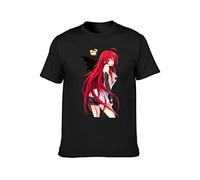 High School DxD Rias Gremory T-Shirt Mens Unisex Black Tees L