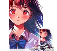 High School Girl Sakura Teenager Jigsaw Puzzles 1000 Pieces Enhance Mindful Thinking And Focus Relaxing Stress Relief Game (38x52cm)