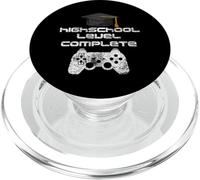 High School Level Complete Gamer Graduation Graduate PopSockets PopGrip for MagSafe