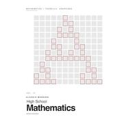 High School Mathematics, Years 3-5: solved exercises