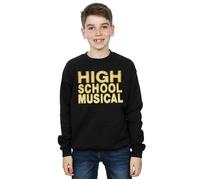 High School Musical The Musical Lights Logo Sweatshirt Disney Black 7-8 Years