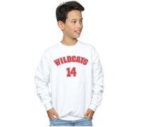 High School Musical The Musical Wildcats 14 Sweatshirt Disney White 7-8 Years