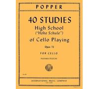 HIGH SCHOOL OF CELLO PLAYING OP73 40 ETUDES by David Popper(1986-11-01)