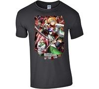 High School of The Dead Anime T-Shirt Man's Fashion Black Unisex Tees L