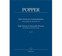 High School of Violoncello Playing Op. 73 David Popper Cello Book