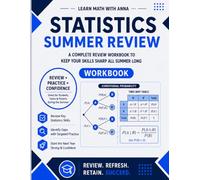 High School Statistics Summer Review Workbook: Avoid the Summer Slide with Targeted Practice and Step-by-Step Solutions (Summer Review | USA Math Series)