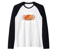 High School Trap Shooting Trap Team Clay Target Team Raglan Baseball Tee