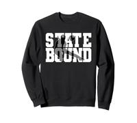High School Volleyball State Bound Graphic Art Design Sweatshirt