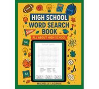 High School Word Search Book: All About High School