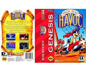 High Seas Havoc Genesis NTSC USA Replacement Box Art Case Insert Cover Only