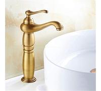 High-Section Copper Antique Gold Silver White Cold Water Mixer Kitchen Faucet Bathroom Sink Faucet Ceramic Single-Handled Single-Handled Single-Connected,Red Brown A，Antique B