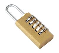 High Security Dials Sturdy Brass Combination Cut Resistant Strength for Home Accessory Storage Solution Backpacks Combination Padlock