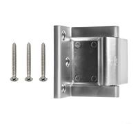 High Security Door Reinforcement Lock For Swing-In Doors,800 Lbs Resistance Anti-Kick Device With Tamper-Resistant Design,Silver Aluminum