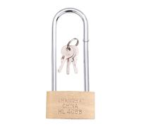 High Security Padlocks Pair Brass Cores Extended Shackles Rustproof Outdoor for Gym Gate Schools Cabinet