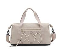 High Sense Crossbody Luggage Bag Carry on Shoe Bin Travel Short Distance Large Capacity Sports Fitness for Fitness Activities(Khaki)