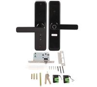 High Sensitive 3D Fingerprint Door Lock - Fast Identification, Multi - Method Unlock, Virtual Password Security, Backlit Keypad for Dark Use, Adjustable Opening Direction, Black