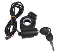 High Sensitivity Finger Throttle Accelerator with Real-Time Voltmeter for E-Bike Scooter 7/8 Inch Handlebar Direct Install