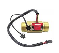 High Sensitivity G3/4"Brass Flow Rate Meter NTC Temperature Measurement G3/4 Water Flow Sensor Meter Accurate Measurements