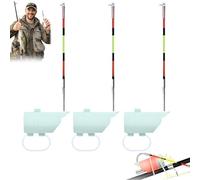 High Sensitivity Night Fishing Float Bite Alert for Fishing Rods,Smart LED Luminous Hook Alarm, Fishing Bite Alarm with Sound Alarm & LED Light, Waterproof LED Bite Indicator for Fishing (3PCS)