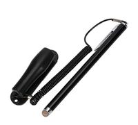 High Sensitivity Stylus Touch Pen Black Metal Capacitive Pen for Mobile Phone GPS with Silicone Contacts for Protect Screen