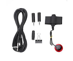 High Sensitivity Universal Piezo Transducer Microphone Pickup, Eliminate Interference, Lead a Pure Sound World, Plug and Play, Metal, for Guitar Ukulele Cello Mandolin, Restore