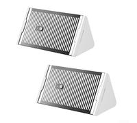 High Sensitivity Water Leak And Rain Sensor With Ipx7 Rating For Smart Home Automation Using Ble Connection And Long Lasting For Battery Life White Color(2PCS)