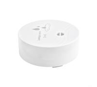 High Sensitivity Water Leak Sensor 80mm White Design | 90dB loud audio siren, for instant leak , prevents flood damage, for durable ABS shell, home security essential