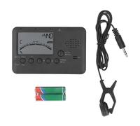 High Sensitivity Wind Instrument Tuner, Portable Universal Electronic Metronome with ABS Material for Saxophone Flute Clarinet, 30 to 280bpm Speed Range, 430 to 450Hz A4 Range