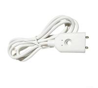 High Sensitivity Wired Water Sensor Probe Leak Detector For Home Office Warehouse Security Systems Stainless Steel Design 3 Meter Cable White(2m)