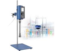 High Shear Homogenizer Mixer, Digital Emulsification Machine 500W, 2000-28000rpm for Lab Homogenizing and Dispersion, Efficient Emulsion and Mixing Solution