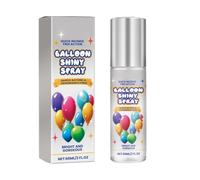 High Shine Balloon Spray - 60ml Latex Gloss Mist, Protective Coating, Lustrous Finishing Glow Solution - For Birthday Commercial Weddings Festival Party Celebrations