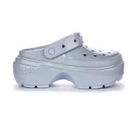 High Shine Light Blue Platform Clogs - female - Crocs - Clogs - Blue - 6 UK - Shoes 6 UK