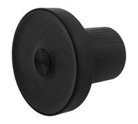 High Shower Head Filter, 5" Round Black
