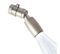 High Sierra® - CLASSIC™ Solid Lead-Free Metal 1.25 GPM Award Winning. Ultra Low Flow Shower Head with Trickle Valve. Patented Nozzle Never Clogs - Brushed Nickel Finish