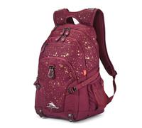 High Sierra Loop Backpack with Tablet Sleeve - Travel/Work, One Size, Copper Splatter Maroon - Model 53646-9666